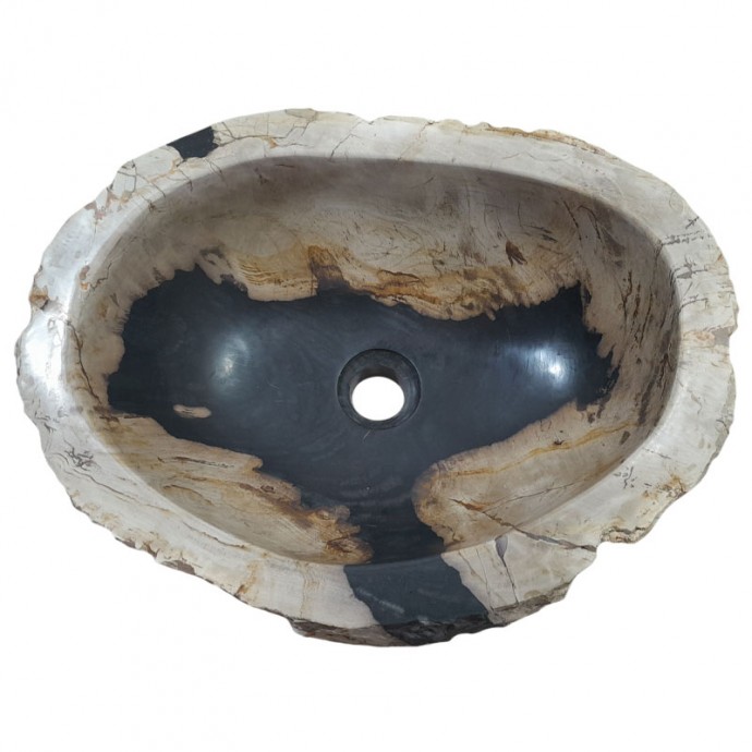 Vasque bois fossilisé n°45 - Taille M