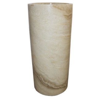 Vasque colonne cylindrique pierre d'onyx n°40
