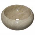Vasque ronde donut pierre naturelle d'onyx Ø40cm n°02