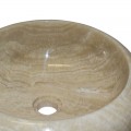 Vasque ronde donut pierre naturelle d'onyx Ø40cm n°02