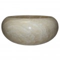 Vasque ronde donut pierre naturelle d'onyx Ø40cm n°02