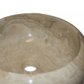 Vasque ronde donut pierre naturelle d'onyx Ø40cm n°04