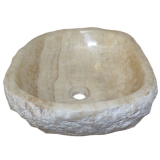 Vasque onyx naturel brut n°7-W - Taille M