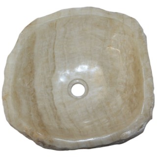 Vasque onyx naturel brut n°7-W - Taille M