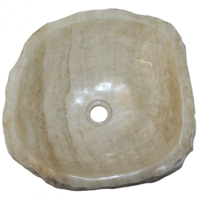 Vasque onyx naturel brut n°7-W - Taille M