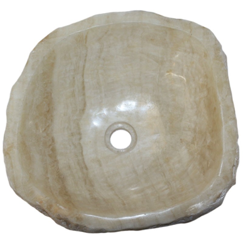 Vasque onyx naturel brut n°7-W - Taille M