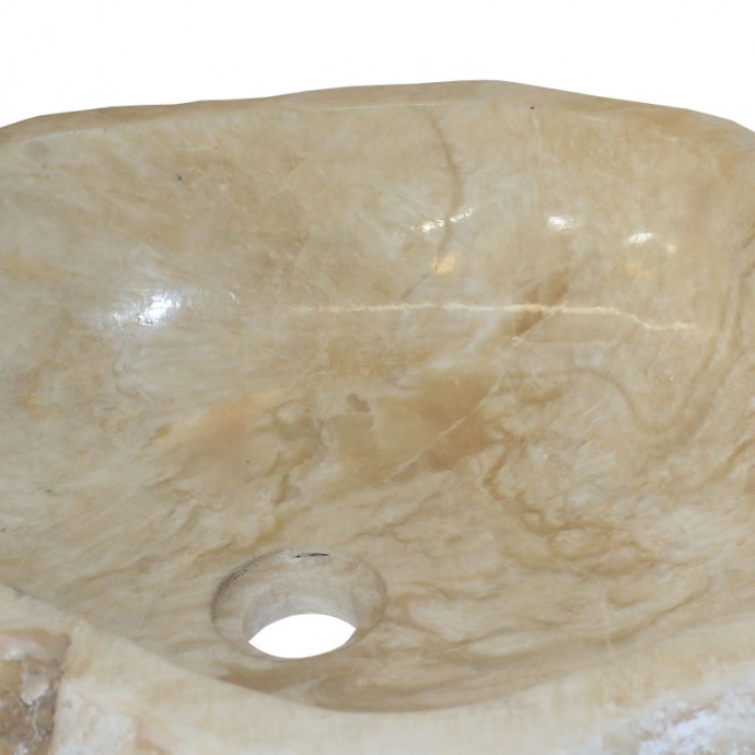Vasque onyx naturel brut n°9-W - Taille M
