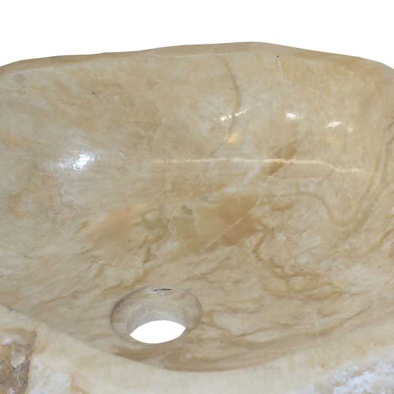 Vasque onyx naturel brut n°9-W - Taille M