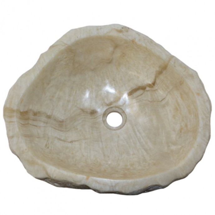 Vasque onyx naturel brut n°11-W - Taille M