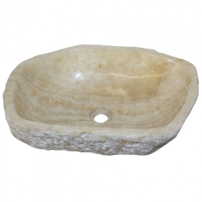 Vasque onyx naturel brut n°12-W - Taille M