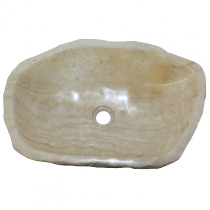 Vasque onyx naturel brut n°12-W - Taille M