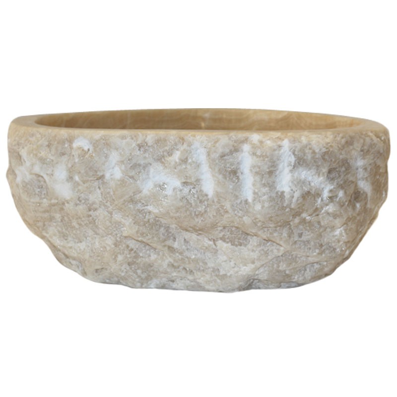 Lave-mains onyx naturel brut n°7-W - Taille S