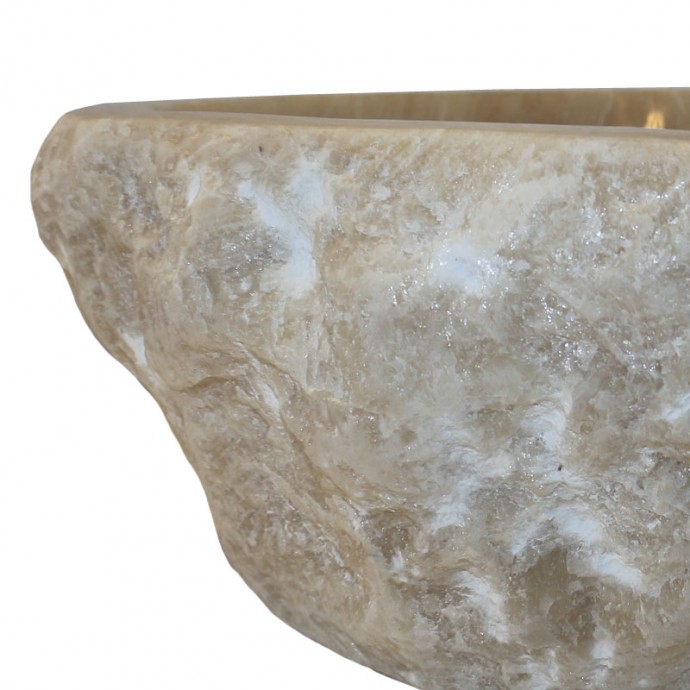Lave-mains onyx naturel brut n°8-W - Taille S