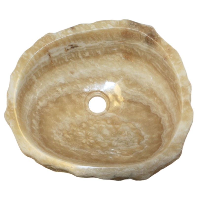 Lave-mains onyx naturel brut n°06-Y - Taille S