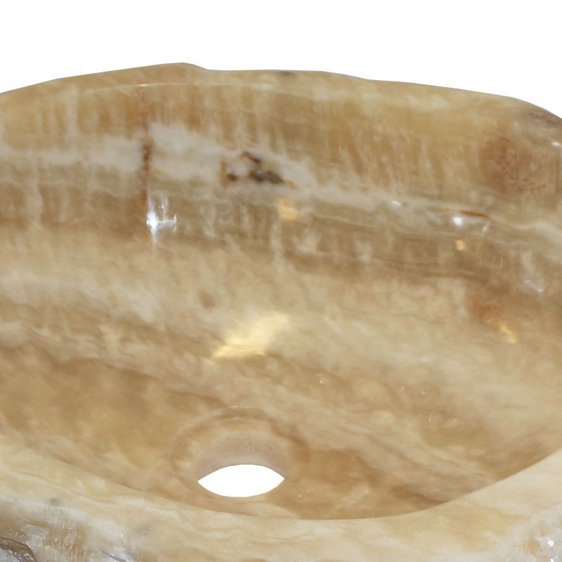 Lave-mains onyx naturel brut n°06-Y - Taille S