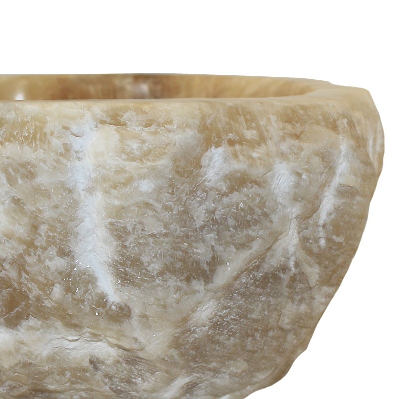 Lave-mains onyx naturel brut n°06-Y - Taille S