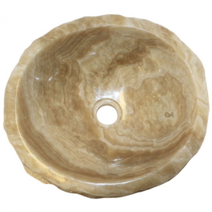Lave-mains onyx naturel brut n°7-Y - Taille S