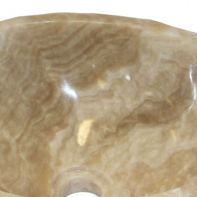Lave-mains onyx naturel brut n°7-Y - Taille S
