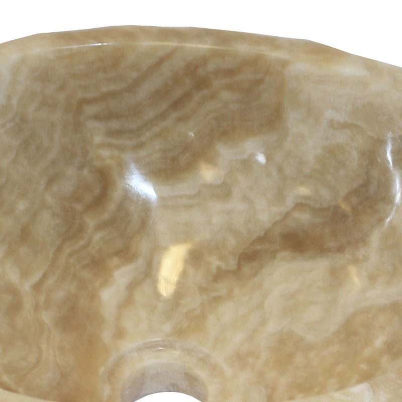 Lave-mains onyx naturel brut n°7-Y - Taille S