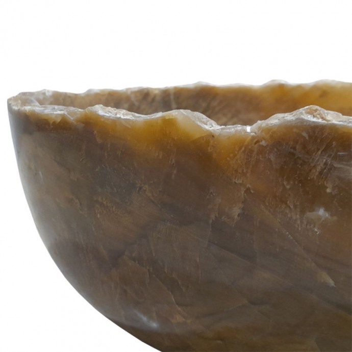 Lave-mains onyx naturel lisse n°10 - Taille S