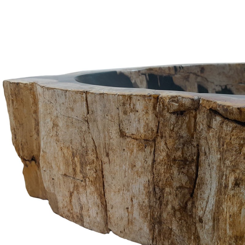 Vasque bois fossilisé n°48 - Taille M