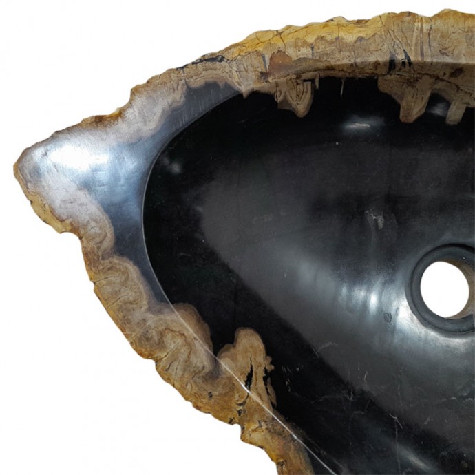 Vasque bois fossilisé n°48 - Taille M