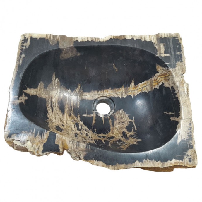 Vasque bois fossilisé n°50 - Taille M