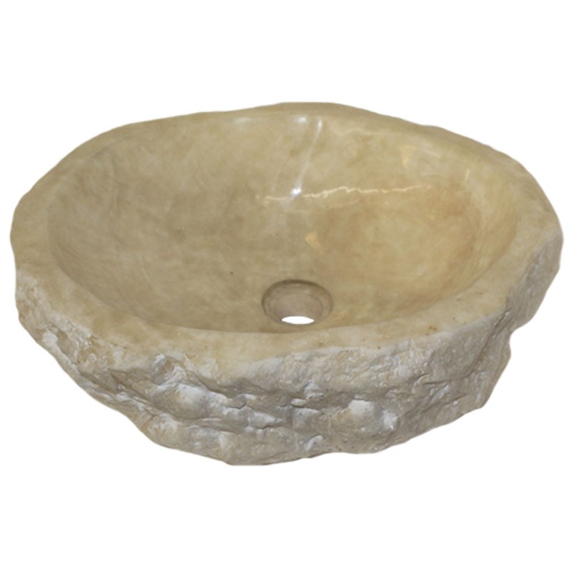 Vasque onyx naturel brut n°05-W - Taille M