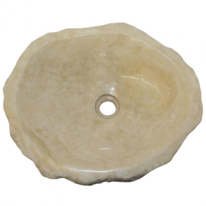 Vasque onyx naturel brut n°05-W - Taille M