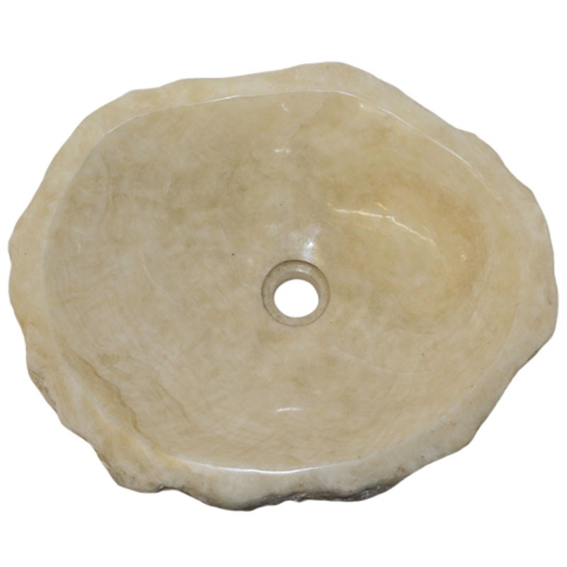 Vasque onyx naturel brut n°05-W - Taille M