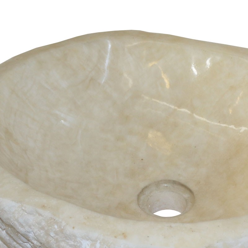 Vasque onyx naturel brut n°05-W - Taille M
