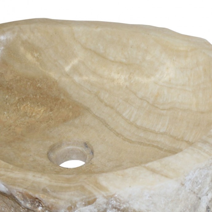Vasque onyx naturel brut n°06-W - Taille M