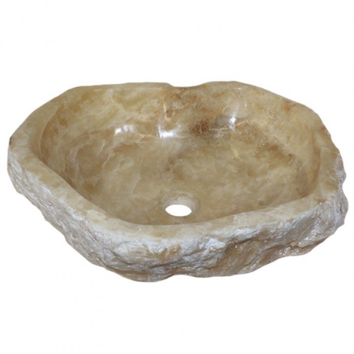 Vasque onyx naturel brut n°04-Y - Taille M