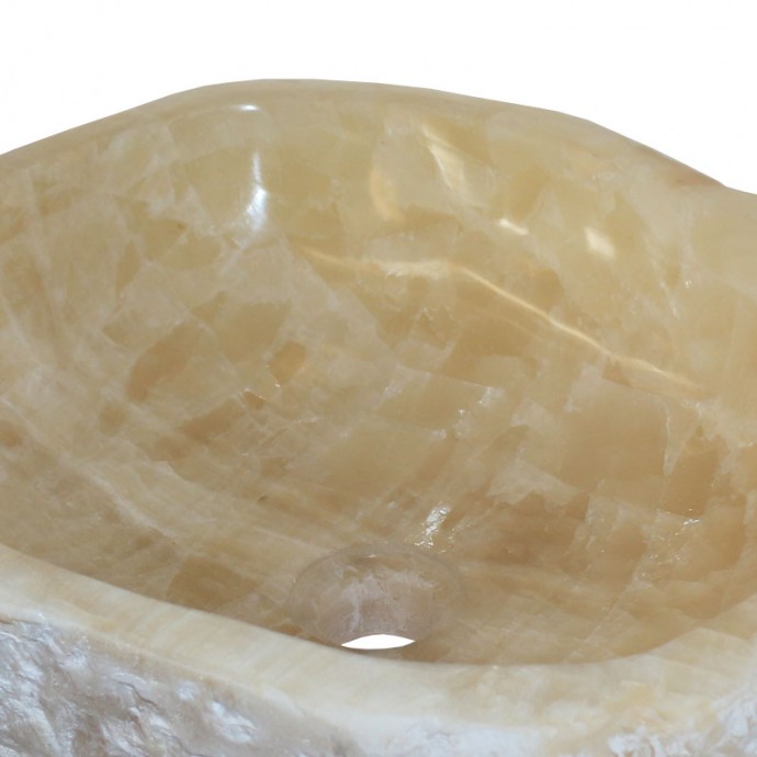 Vasque onyx naturel brut n°03-Y - Taille M