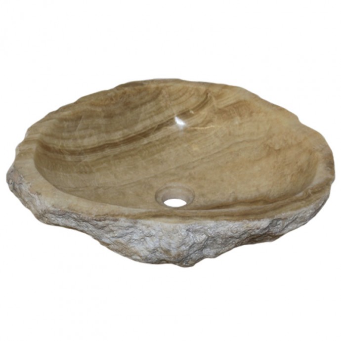 Vasque onyx naturel brut n°02-Y - Taille M