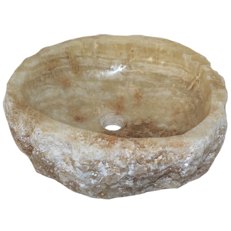 Vasque onyx naturel brut n°11-Y - Taille M