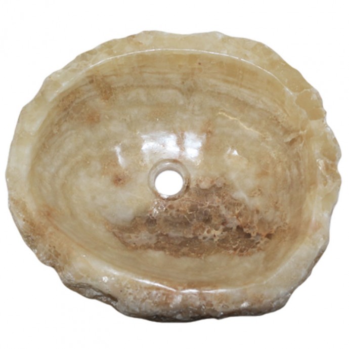 Vasque onyx naturel brut n°11-Y - Taille M