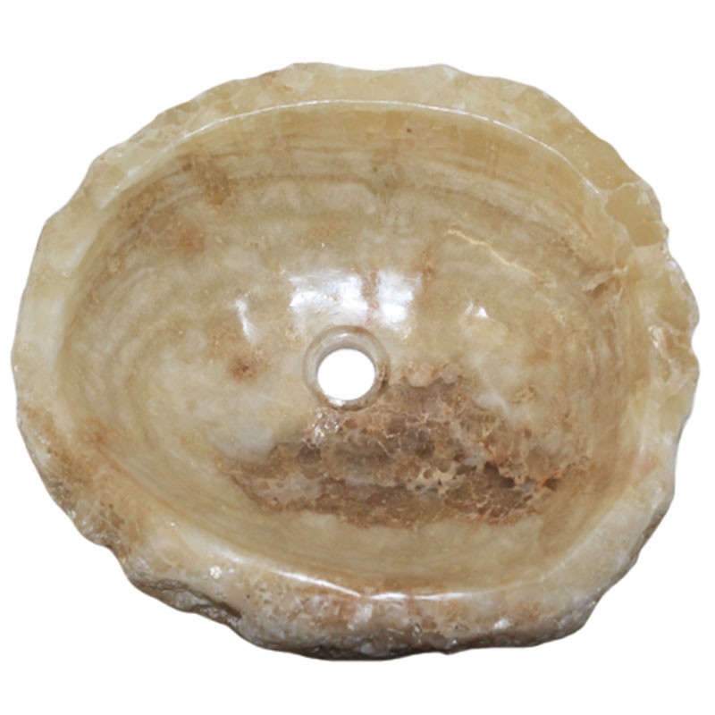 Vasque onyx naturel brut n°11-Y - Taille M