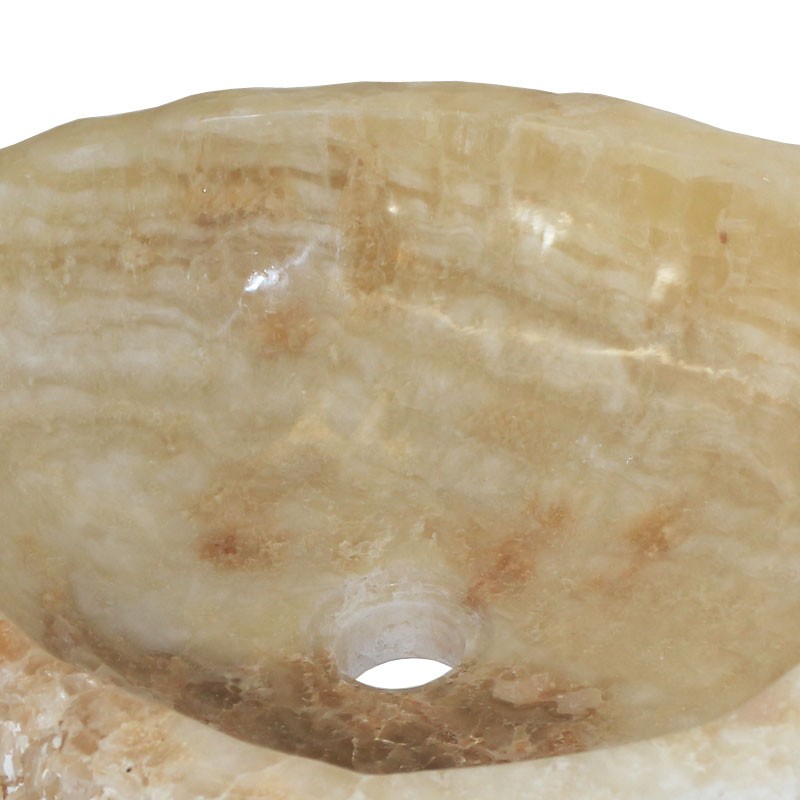 Vasque onyx naturel brut n°11-Y - Taille M