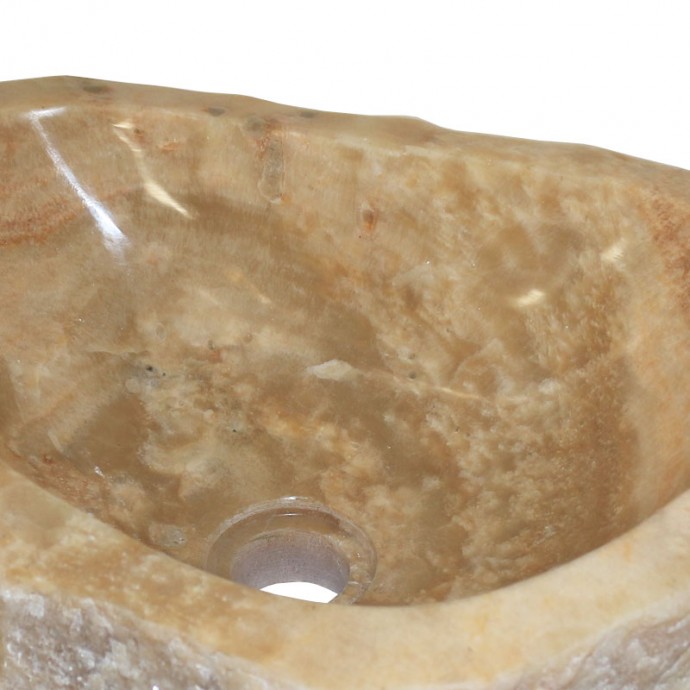 Lave-mains onyx naturel brut n°10-Y - Taille S