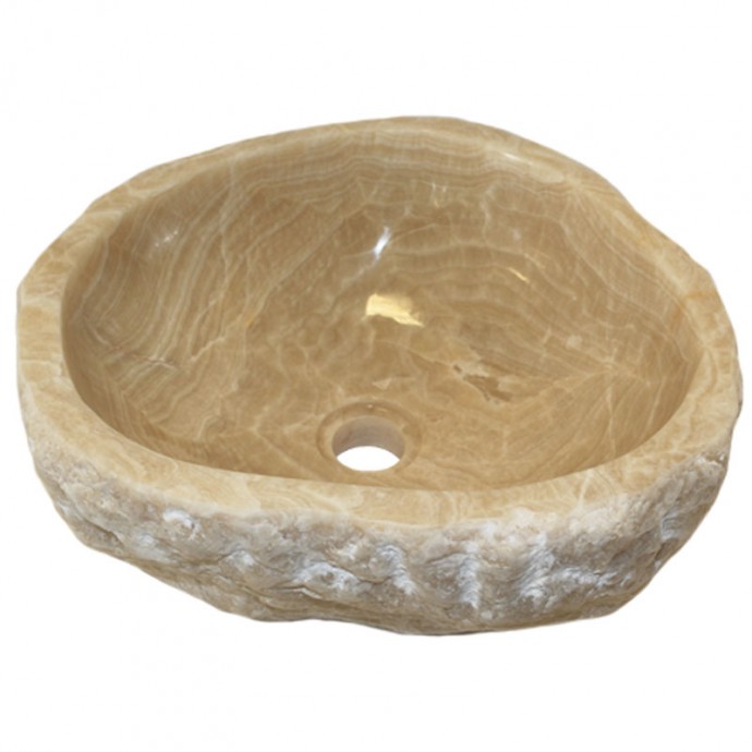 Lave-mains onyx naturel brut n°07-W - Taille S