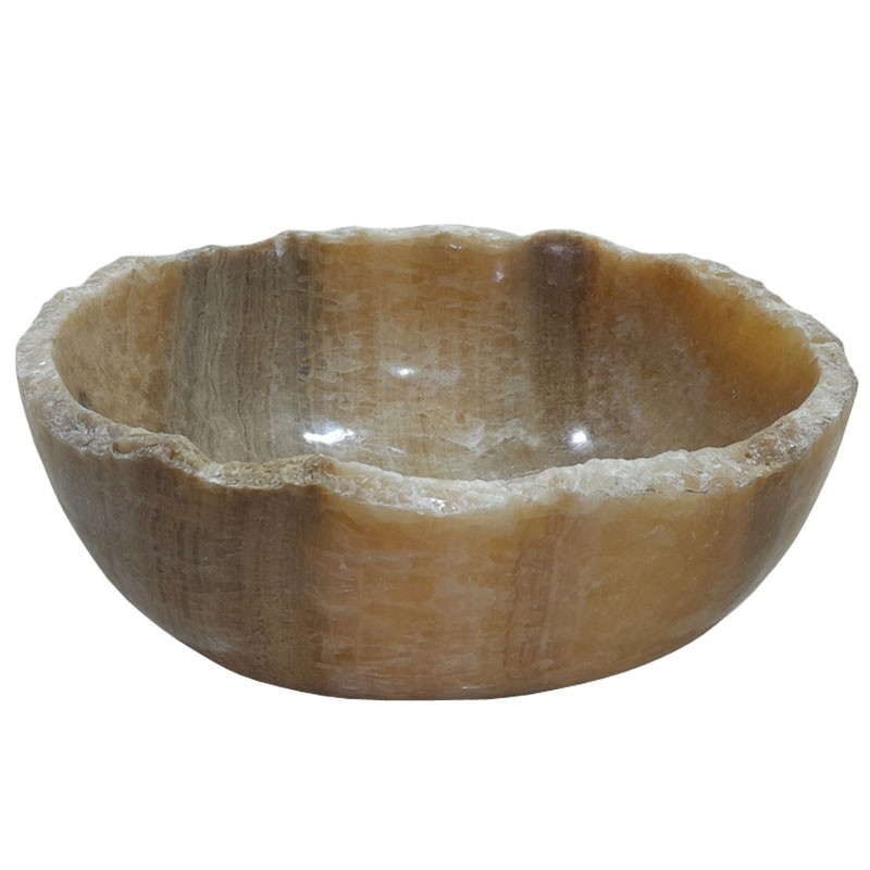 Lave-mains onyx naturel lisse n°06 - Taille S