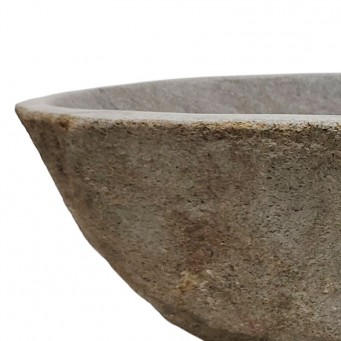 Vasque en pierre de rivière n°201 - Taille M