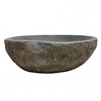 Vasque en pierre de rivière n°202 - Taille M