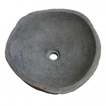 Vasque en pierre de rivière n°203 - Taille M