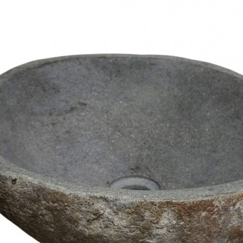 Vasque en pierre de rivière n°203 - Taille M