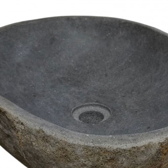 Vasque en pierre de rivière n°204 - Taille M