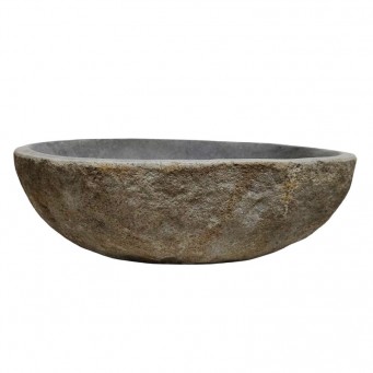 Vasque en pierre de rivière n°204 - Taille M