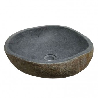 Vasque en pierre de rivière n°205 - Taille M