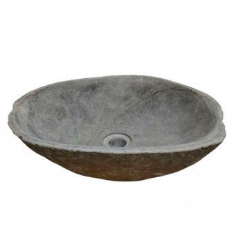 Vasque en pierre de rivière n°206 - Taille M